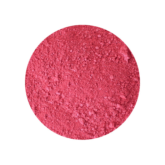 Raspberry pearlescent pigment