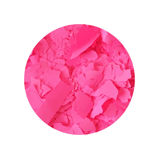 Pink flakes for resin