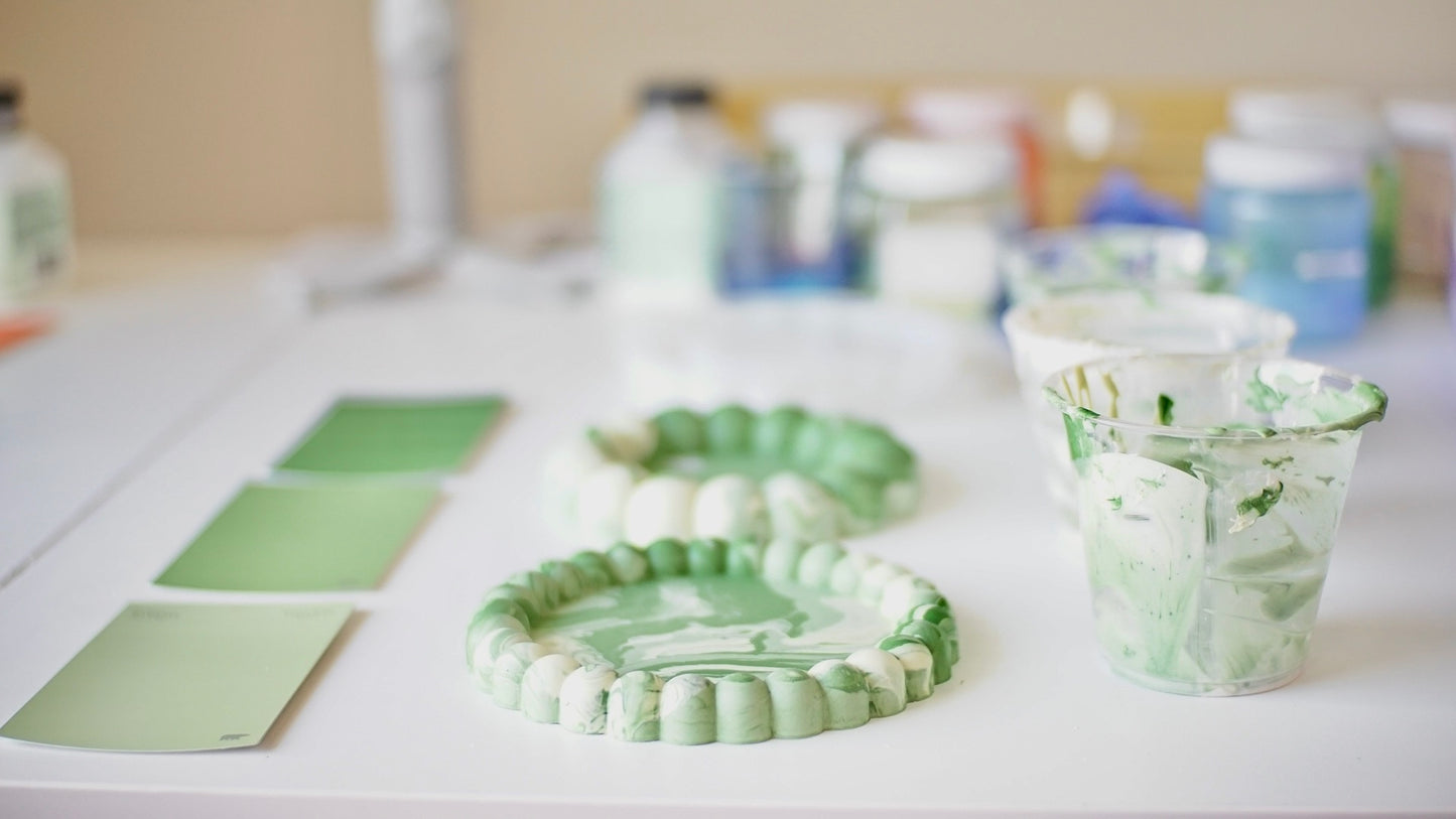 Bloomy Coasters ~ A Spring Pour!